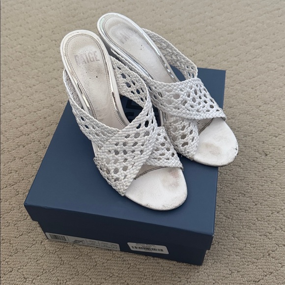 Paige Noel woven Heeled Sandals - Picture 2 of 7